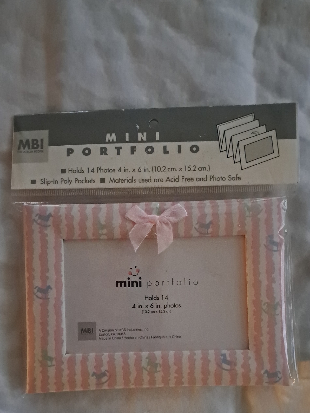 Mbi Mini Portfolio Multi Baby Book Album Newborn Baby Toddler Photos Brag Book